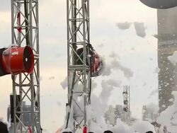 Concert Area With Machine Making Bubbles Stock Footage