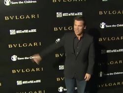 Josh Brolin at the Bulgari Fundraiser Benefitting Save The Children And Artists For Peace & Justice at Beverly Hills CA. (Footage by WireImage Video/GettyImages) Stock Footage