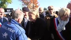 Marine Le Pen at Armistice Day ceremony News Clip
