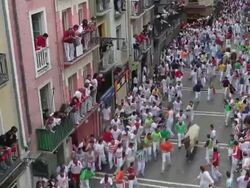 Fiesta de San Fermin 2012 Stock Footage