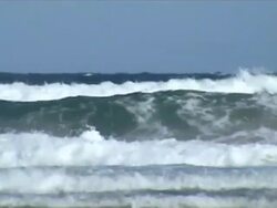 NTSC: Ocean waves Stock Footage
