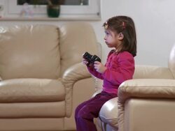 HD: Playing Video Games Stock Footage