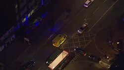 London Ambulance Aerial Stockshots News Clip