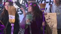 CLEAN : Protest in Chile against GMO giant Monsanto News Clip