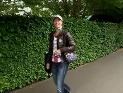 Martina Hingis at Celebrity Video Sightings Stock Footage