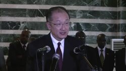 World Bank Pres. Kim pledges millions of dollars to support country's post-Ebola recovery plan News Clip
