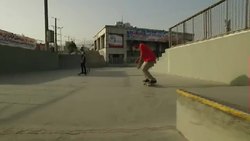 Teenage Skaters In A Tehran Skatepark News Clip