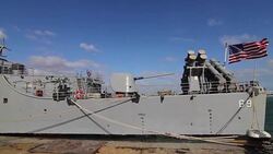 Nato ships in Varna, Bulgaria Stock Footage