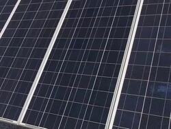 ROTATING Solar PANEL Stock Footage