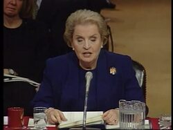 USA - Albright set to become secretary of state News Clip