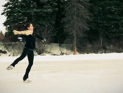 Teenager skates in freedom. Stock Footage