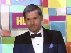 Nikolaj Coster-Waldau at HBO's Official 2014 Emmy After Party Stock Footage