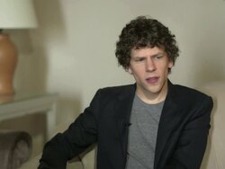 INTERVIEW -  Jesse Eisenberg on why attracted him to the project at 'Night Moves' interviews on September 01, 2013 in Venice, Italy (Footage by WireImage Video/Getty Images) Stock Footage