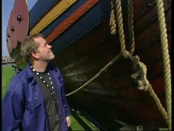 Replica of 1000 yr old Viking ship is launched News Clip