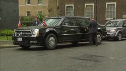 President Obama Arrives At Downing Street News Clip