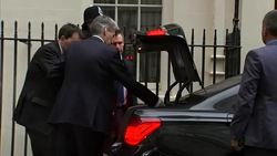 Philip Hammond departing with budget box News Clip