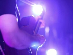 Guitarist Live Concert Stock Footage