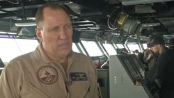 Life on board carrier USS Bush in Arabian Sea Instructional Video
