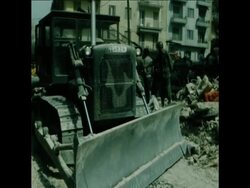 UPITN 22 6 78 EARTHQUAKE AT SALONICA News Clip