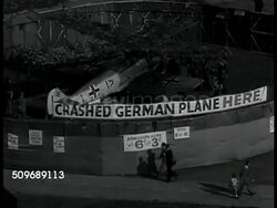 German war airplane Messerschmitt Instructional Video