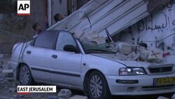 Israel said it demolished the east Jerusalem home of a Palestinian involved in a deadly attack on a Jerusalem train stop from October. The demolition came a day after two Palestinians attacked a synagogue in Jerusalem, killing five people. (Nov. 19) News Clip