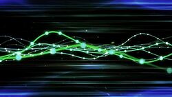 Abstract Communication Waves Stock Footage