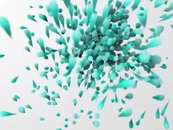 Loopable Colordrop Stock Footage