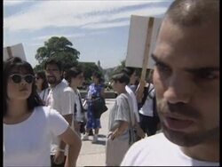 USA: WASHINGTON: IMMIGRANT'S DEMONSTRATION News Clip