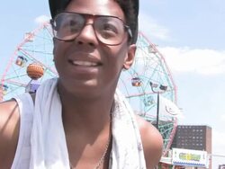 Spank Rock Interview (clip 3) Stock Footage