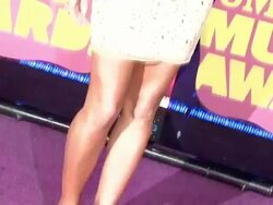 Denise Richards at 2012 CMT Music Awards Stock Footage