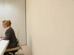 HD DOLLY: Office Workers Stock Footage