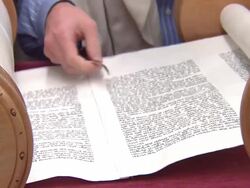 Torah Scroll Stock Footage