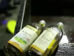 Biofuel Recovered For Recycling At Restaurants Stock Footage