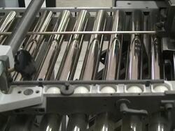 Running Belt with Colour Prints Stock Footage