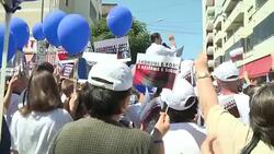 CLEAN : Albania opposition chief proposes New Republic before vote News Clip