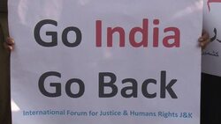 CLEAN : Pakistani Kashmiris denounce elections in India News Clip