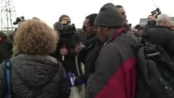 CLEAN : Calais: Ethiopian migrants denounce govt as evacuation continues News Clip