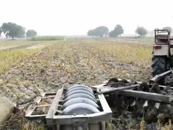 Farmer Plough the field Stock Footage
