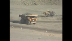 Open cast diamond mine in Botswana News Clip