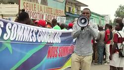 CLEAN : Opposition protests sweep DR Congo News Clip