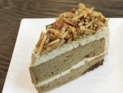 coffee almond cake Stock Footage