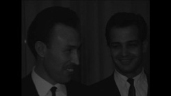 CAN842 PRESIDENT OF ALGERIA GREETED BY TITO News Clip