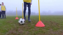 HD: Children Playing Soccer. Stock Footage