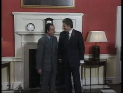 UK: LONDON: ARGENTINIAN PRESIDENT MENEM MEETS TONY BLAIR News Clip