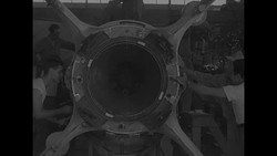 Johns Hopkins University sends camera up on a V-2 rocket to get pictures of the Earth News Clip