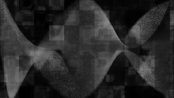 Black and white particle waves Stock Footage