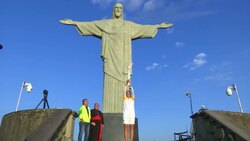 Olympic flame at Rio's most famous landmark News Clip