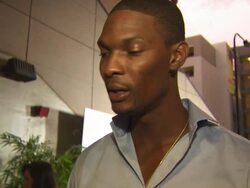 INTERVIEW: Chris Bosh on being a part of the night, why giving back is important (Footage by WireImage Video/GettyImages) Stock Footage