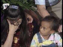 PHILIPPINES: SARAH BALABAGAN HAS TEARFUL REUNION IN MANILA News Clip