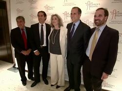 Mark Lopez, Jay Galluzzo, Marcia Robinson Lowry, Daniel Galpern, and Alan Myers at 8th Annual Children's Rights Benefit Stock Footage